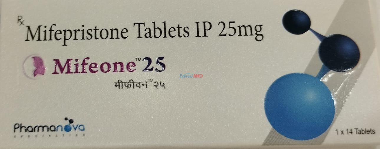 Mifeone 25 Tablet 14's