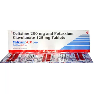 Milixim CV 200 mg/125 mg Tablet