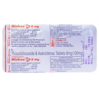 Miofree 8mg Capsule - Image 2