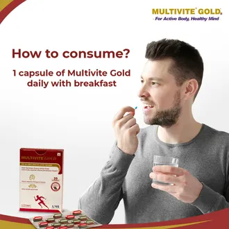 Multivite Gold Capsule 1*15 - Image 2