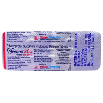 Myoprol XL 50 Tablet 1*10 - Image 2