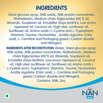 Nestle Nan Lo-Lac Infant Formula Powder, 400 gm - Image 5