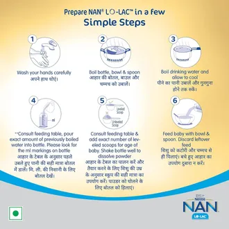 Nestle Nan Lo-Lac Infant Formula Powder, 400 gm - Image 6