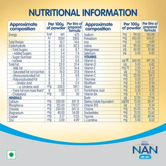 Nestle Nan Lo-Lac Infant Formula Powder, 400 gm - Image 7
