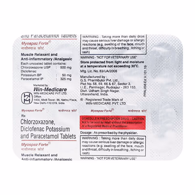 Myospaz Forte Tablet 1*10