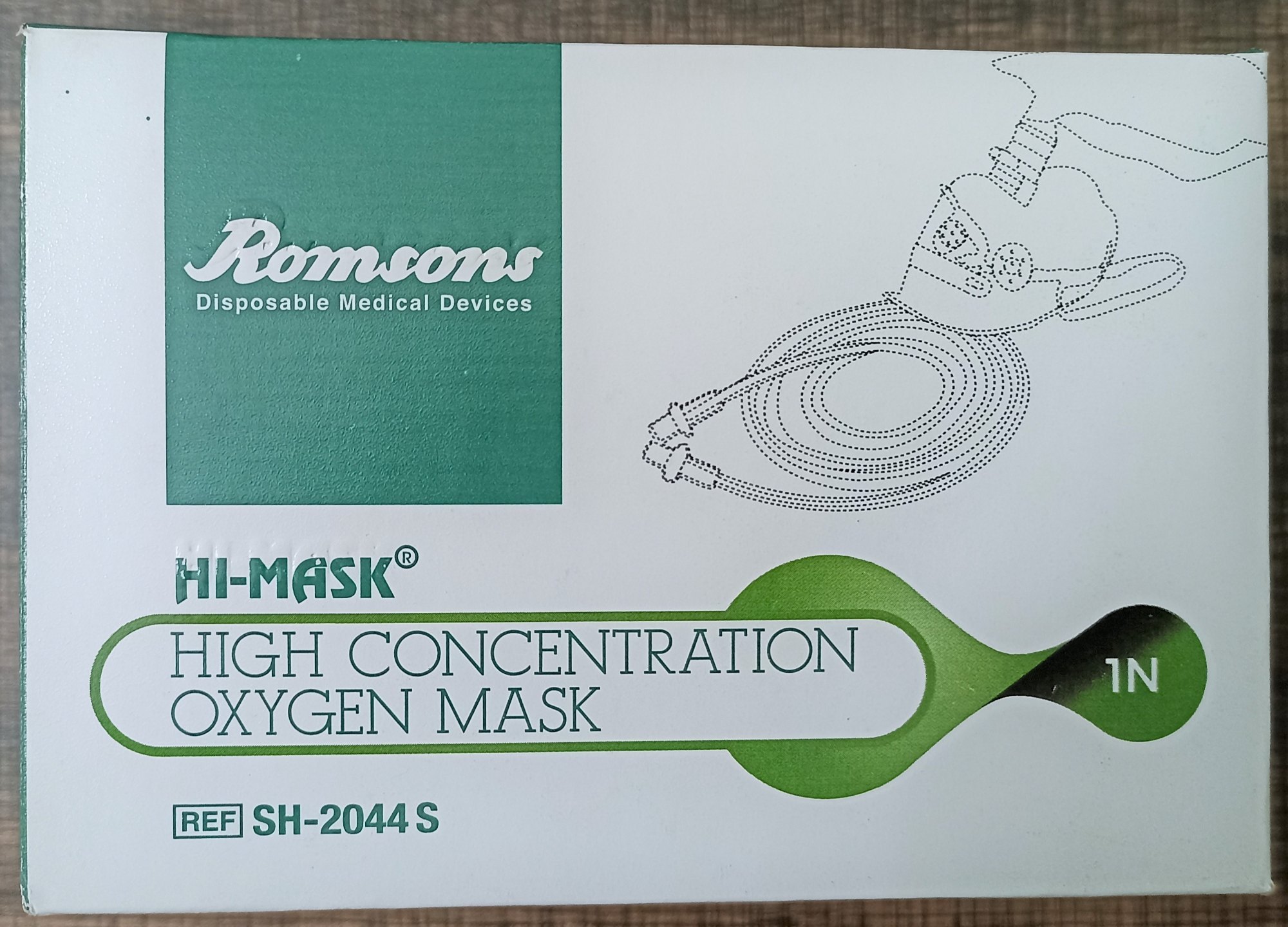 HI MASK ADULT 1*1PIC