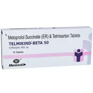 Telmikind Beta 50 Tablet
