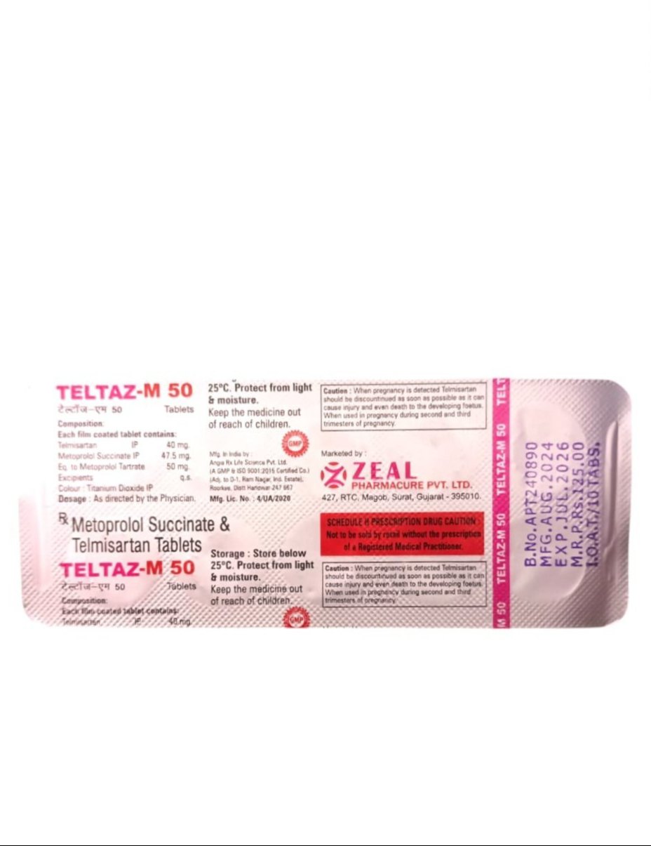 Teltas M 40mg/50mg Tablet - Image 3