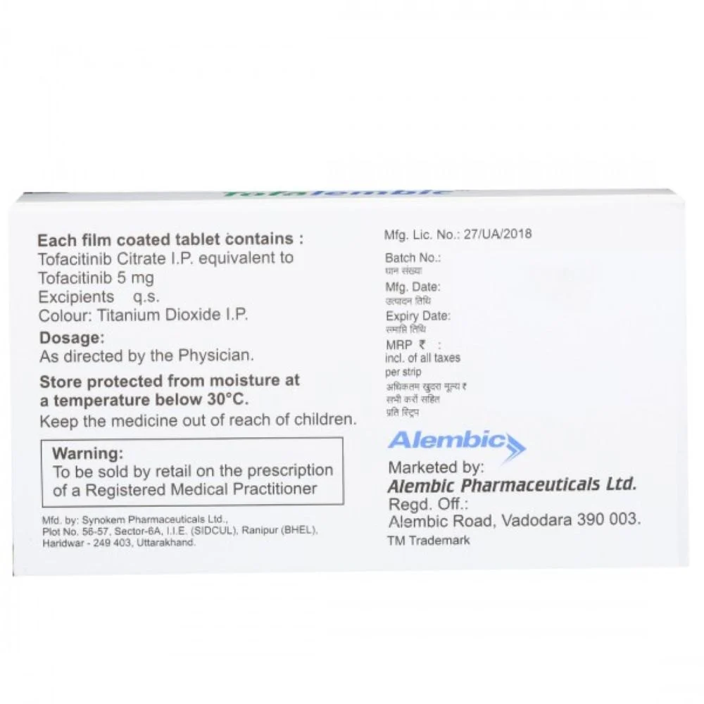 Tofalembic 5mg Tablet - Image 2