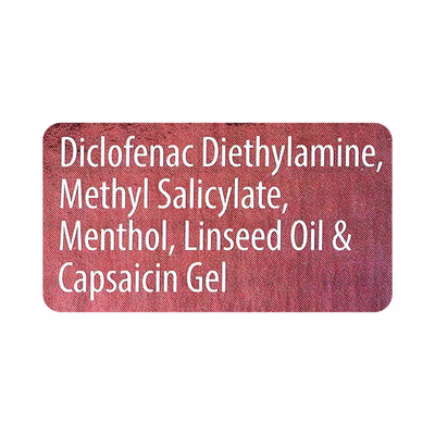 D.F.O. Red Pain Relief Gel 1*50GM - Image 3