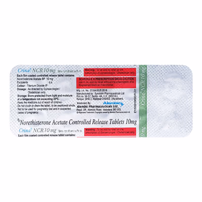Crina-NCR 10mg Tablet 1*10