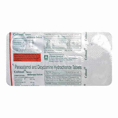 Colinol 20 mg/500 mg Tablet 1*10