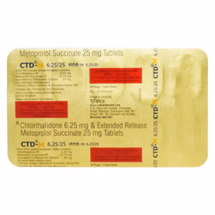 CTD-M 6.25/25 Tablet ER 1*10