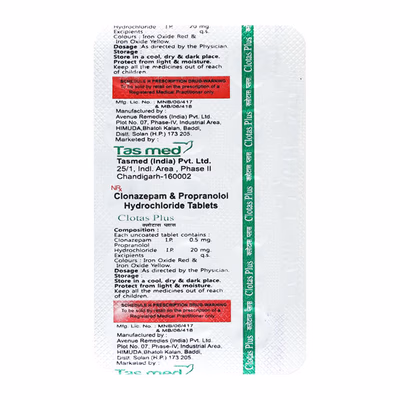 Clotas-MD 0.5 Tablet 1*10