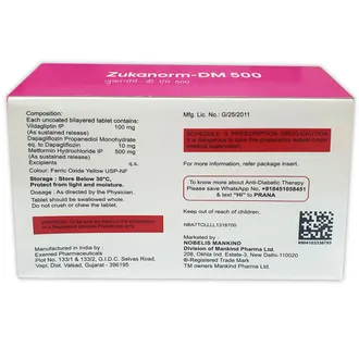 Zukanorm-DM 500 Tablet - Image 2
