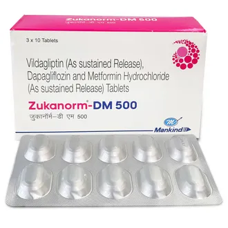 Zukanorm-DM 500 Tablet