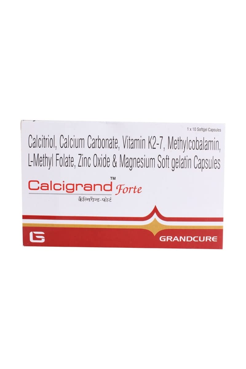 Calcigrand Forte Soft Gelatin Capsule 1*10