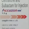 Accuzon Plus 1.5gm Injection 1*1