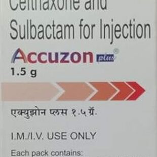 Accuzon Plus 1.5gm Injection 1*1