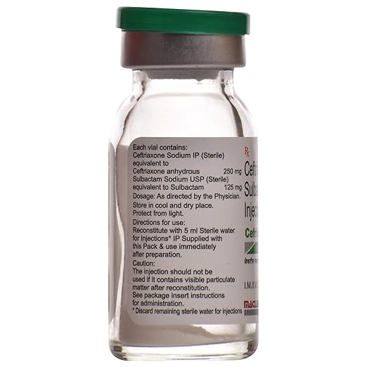 Cefrine Plus 250 mg/125 mg Injection 1*5ml - Image 5