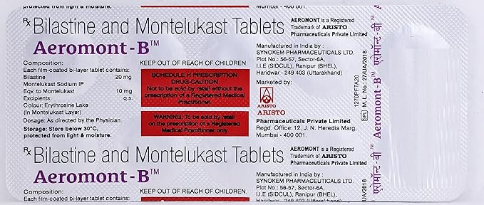 Aeromont-B Tablet 1*10 - Image 4