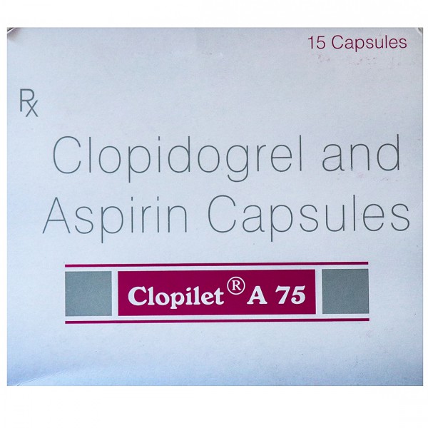 Clopilet A 75 mg Capsule 1*15 Cap