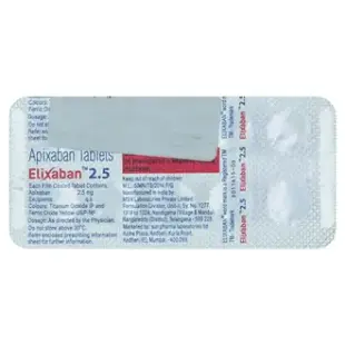 Elixaban 2.5 mg Tablet (10 Tab)