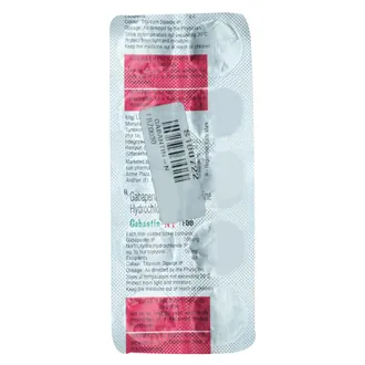 Gabantin NT 100 mg Tablet (10 Tab) - Image 3