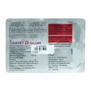 Istamet D XR 1000 mg Tablet 1*7 Tab