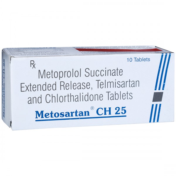 Metosartan CH 25 mg Tablet 1*10