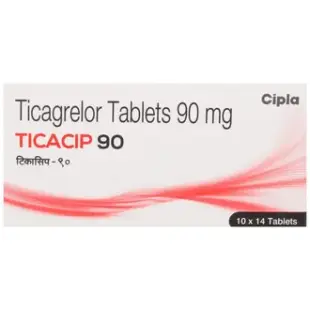 Ticacip 90mg Tablet 1*14