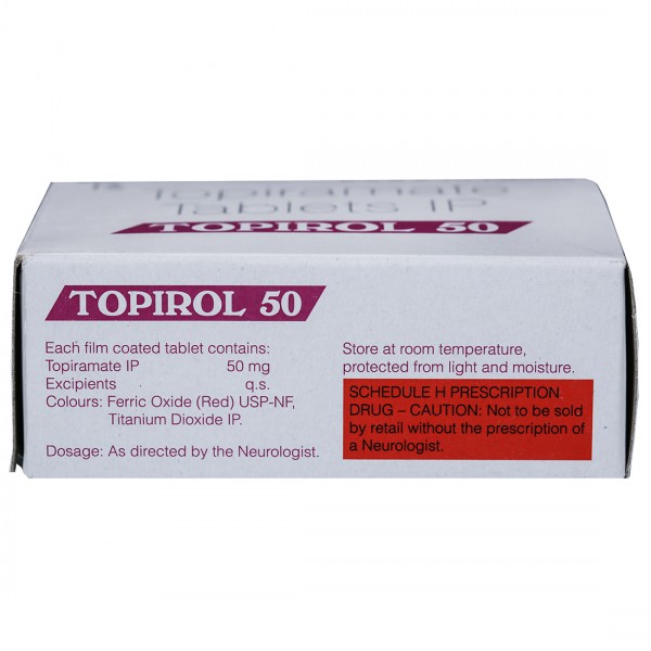 Topirol 50 mg Tablet (10 Tab) - Image 2