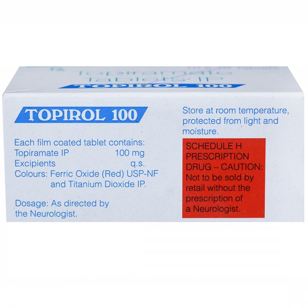 Topirol 100 mg Tablet (10 Tab) - Image 2