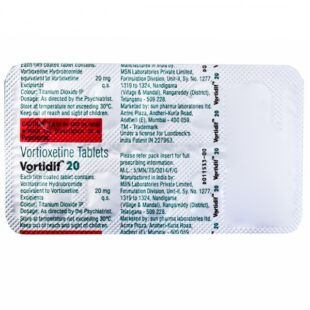 Vortidif 20 mg Tablet (10 Tab)