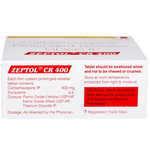 Zeptol CR 400 mg Tablet (10 Tab) - Image 2