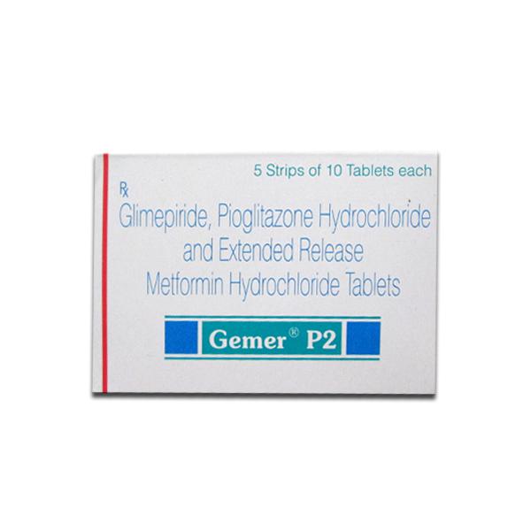 Gemer P 2 mg Tablet (10 Tab)