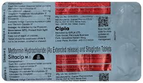 Sitacip M 50mg/500mg Tablet PR 1*10