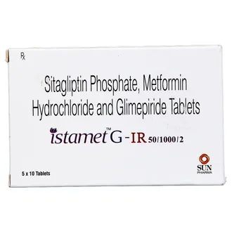 Istamet G 50mg/2mg/1000mg Tablet IR 1*10