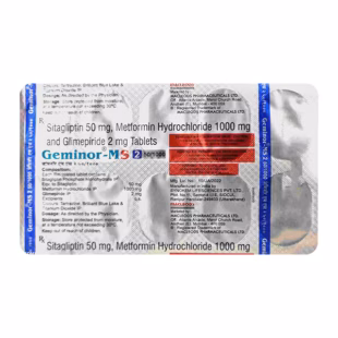 Geminor MS 50mg/2mg/1000mg Tablet 1*10