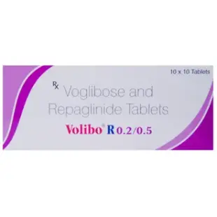 Volibo R 0.2/0.5 mg Tablet (10 Tab)